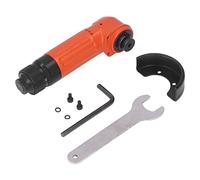 Xiuganpo Air Angle Grinder Portable High Efficiency Pneumatic Angle Grinding Tool for Machinery Manufacturing, Stainless Steel (US Style)