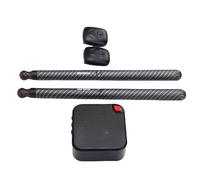 Xiuganpo Air Drumsticks, Virtual Air Drum Set with Pedals & Audio Converter, No Delay Design, Easy To Operate, Portable 3D Motion Sensing Electronic Drumsticks for Quiet Practice