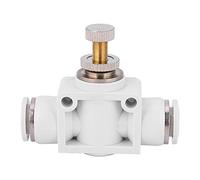 Xiuganpo Air Speed Control Valve Efficient Quick Coupling Throttle Connector for Pneumatic Tool, 2 Pcs Set for Workshop Workers (6)