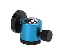 Xiuganpo Aluminum Alloy 360° Rotating Ball Head with 1/4in Screw for Tripod SLR Camera, Compact Universal Camera Accessory for Photography Enthusiasts (Blue)