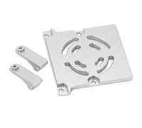 Xiuganpo Aluminum Alloy Receiver Mount for Axial SCX24 RC Car (Silver)