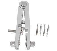 Xiuganpo Aluminum Alloy Watch Spring Rod Pliers Removal Kit, Practical Tool Kit for Simple Watch Repair, Easy to Store and Daily Use for Lovers (White)