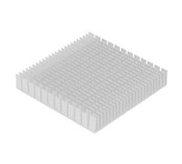 Xiuganpo Aluminum Thermal Dissipation Cooler, High Power Semi-powered Anodized Heat Radiator Card for the Printed Circuit Card for Semiconductor Devices (White)