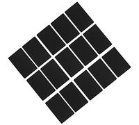Xiuganpo Aluminum Visiting Card Abrasion Resistant Business Card Blanks 50PCS for Networking Events (Black)
