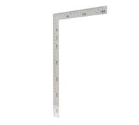 Xiuganpo Angle Rule, Square Angle Rule, 90 Degree Silver for Marking Measurement (300mm*150mm)