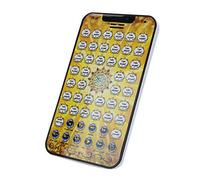 Xiuganpo Arabic Learning Machine for Kids Ages 3+ Interactive Educational Early Learning Pad Toy, Portable Arabic Language Tablet with Letters Words Pronunciation, Toddlers (Yellow)