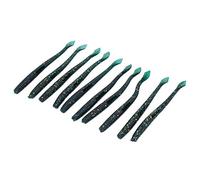 Xiuganpo Artificial Simulation Earthworm Lure Bait - Soft Silicone Fishing Accessory - 40pcs 10cm - Perfect for Anglers (3#)