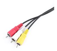 Xiuganpo AV Multi Cable Practical Camera Connection Cable for HDR PJ220/CX230/CX220/PJ240/CX240, Portable A/V for Playing Audio and Video on TV for Camcorder Users