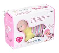 Xiuganpo Baby Doll Electric Interactive Crawling Doll Laughing Simulation Toy for Kids Girls, ABS Material, Shown (10 inch small girl)