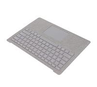 Xiuganpo Backlit Slim Silver Keyboard Assembly Sensitive Trackpad Replacement for Microsoft Laptop 1/2 1769/1782, Durable Silver Palm Rest, Suitable for People Looking for Comfortable Keyboards