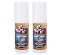 Xiuganpo Balloon Brightener Spray for Brilliant Glossy Look and Integrity for Special Occasions Anniversaries Events 100ml X 2