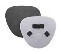 Xiuganpo Baseball Training Glove, Thickened EVA Foam Fielding Trainer with Finger Board Structure, Trainer Flat Glove for Baseball Softball Practice, Indoor Outdoor Use (Black Gray)