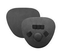 Xiuganpo Baseball Training Glove, Thickened EVA Foam Fielding Trainer with Finger Board Structure, Trainer Flat Glove for Baseball Softball Practice, Indoor Outdoor Use (Black)