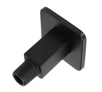 Xiuganpo Black Stainless Steel Straight Shower Arm Proof Ceiling Mount Extender for Bathroom Shower Head, 8.5cm, Easy Installation,Home Bathroom