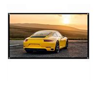 Xiuganpo Blank Film Screen, Folding Projector Screen, Projection Curtain, for Interior (100 inches)