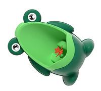 Xiuganpo Boys Pee Training Urinal Cute Cartoon Animal Shape, Promotes Proper Aim and Independence, Ideal for Parents and Toddlers (Green)