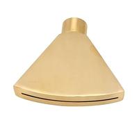 Xiuganpo Brass Fountain Nozzle with Fan Spray Head, G1 Inch