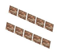 Xiuganpo Brick Patterned Self Adhesive Wallpaper Home Decoration for Room Decor XPE Material 10Pcs Peel and Stick Wallpaper for Bedroom Living Room Kitchen
