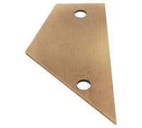 Xiuganpo Bronze Guitar String Action Gauge Fret Rocker Leveling Tool Smooth Edges for Acoustic Electric Guitar Bass Setup Measurement