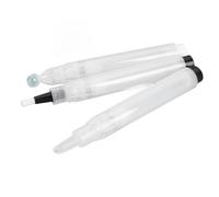 Xiuganpo Brush Tip Twist Pen Set with Empty Roller Ball Bottle for Liquid Foundation and Serum Travel Containers ABS 3 Pcs