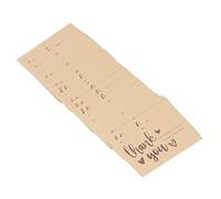 Xiuganpo Bulk Small Thank You Cards Durable Gold Business Paper Cards with Space for Personalized Messages for Wedding Baby Shower, 200Pcs