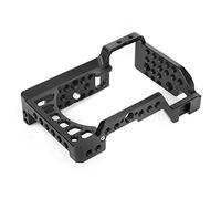 Xiuganpo Camera Video Cage Stabilizer for A6000/A6100/A6300/A6400/A6500, Aluminium Alloy Photography Accessory for Stable and Safe Movie Making for Photographers