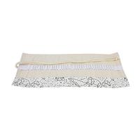 Xiuganpo Canvas Pencil Case Large Capacity for Art Students, Durable and Washable Pen Storage Bag 16.5x7.8in for Color Pens, Watercolor Pens, Brushes, Erasers (Fantasy Starry Sky)