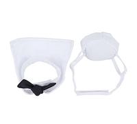 Xiuganpo Cat Sailor Costume, Adorable Cotton Hat and Cape Set for Halloween Parties, Breathable Material, for Taking Beautiful Memorial Photos, 1 Pet Shawl Included