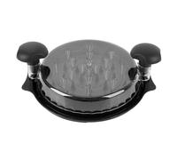 Xiuganpo Chicken Grinder, Chicken Chopper Tool with Ergonomic Handle, Strong Anti Slip Strip, Easy to Use, Efficient Visible Meat Grinder Machine for Pork Beef Chicken (3 Colors) (Black)