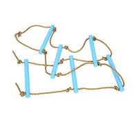 Xiuganpo Children's Six Section Climbing Ladder Adjustable Height for Improved Coordination - Home/Children's Clothing Store (Blue)