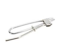 Xiuganpo Chrome Steel Fuel Hose Clamp, 12mm Opening Brake Line Fuel Pipe Clamp Tool