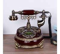Xiuganpo Classic Desktop Telephone with FSK/DTMF Caller ID and Automatic IP Function for Living Room or Hotel Use, 9.8 X 8.7 X 10.2in