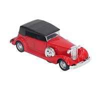 Xiuganpo Classic Vintage Alloy Car Model with Open Doors Pullback Function for Kids Educational Toy 5.1 X 1.8 X .6in (Red)