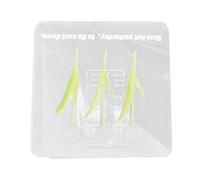 Xiuganpo Clear Acrylic Double Sided Photo Clip with Floral Pattern (Light