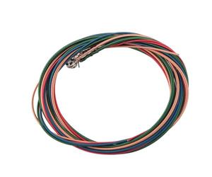 Xiuganpo Colorful Durable 4-String Electric Bass Strings Instrument for Beginner Players, Alloy Material 1.16mm-2.54mm Portable Bass Strings