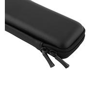 Xiuganpo Compact Eco-Friendly Black Pen Pencil Case Pouch for Stationery Electronic Cigarette 7.87x2.75x1.37in