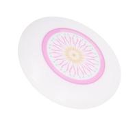 Xiuganpo Competition Game Flying Disc with Aerodynamic Principles, Portable Beach, Odorless Plastic, 10.8 Inch (Pink)