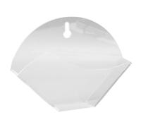 Xiuganpo Cone Coffee Filter Holder, Sturdy Coffee Filter Stand with Large Capacity, Desktop or Wall Mounted, Universal Container for (Sizes 1 2 3 4 6) (Transparent)