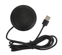 Xiuganpo Conference Microphone with 360 Degree Omnidirectional Pickup, USB Desktop Microphone with Noise Reduction for Online Meetings, Business Conference Negotiations