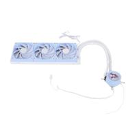 Xiuganpo CPU Liquid Cooler Low Noise Hydraulic Bearing ARGB Water Cooling Fan for Gaming PC Blue and White 120mm X 120mm 1 Unit