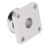 Xiuganpo D12 Square Linear Bearing, Fast Speed Low Noise High Grade Steel, Flange Linear Bearing with Fine Workmanship for Motors Household Appliances Gearboxes Transportation