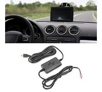 Xiuganpo Dash Cam Hardwire Kit 12V/24V to 5V Step-Down Cable for 24-Hour Parking Monitoring Length Black