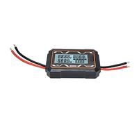 Xiuganpo DC Multifunction Power Meter, Backlit Large Screen Display, 0 60V 100A 200A Power Monitor with Data Save, AH WH Ap Vm Wp Switchable for Solar System (100A)