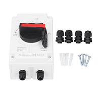 Xiuganpo DC1200V 32A 4 Pole Photovoltaic Isolator Disconnect Switch, PV DC Switch with IP66 Water Proof Box for Solar System