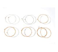 Xiuganpo Delicate 12-piece Folk Guitar String Set Made of Copper and Steel for a Great Playing Experience