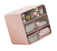 Xiuganpo Desktop Makeup Storage Case, Exquisite Design Makeup Desk Organizer for Countertop Student Dormitory (#4)