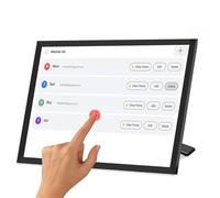 Xiuganpo Digital Calendar, 10.1inch Wall Planner Touch Screen Chore Chart Electronic Calendar Smart Touchscreen HD Interactive Display for Family Seamless Scheduling Organizing