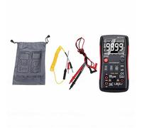 Xiuganpo Digital Multimeter, 9999 Counts True RMS Auto Ranging Voltmeter Large Screen Three Line Display with All Button Design for Electricians Home Repair (ZT X Standard Version)