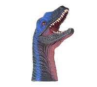 Xiuganpo Dinosaur Hand Puppet Interactive Soft Rubber Toy for Children, Finger Control Mouth, Tyrannosaurus Rex Shape for Parents and Kids, 10.6 X 8.3 X 4.3 Inches