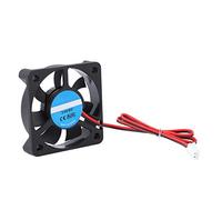Xiuganpo DIY 5010 Cooling Fan for 3D Printer 24V High Rotating Speed 4000-6500 R/min Efficient Low Noise Cooling for Workshops ABS Material Black